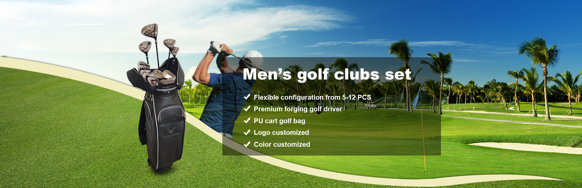 Výrobce sady pánských golfových holí