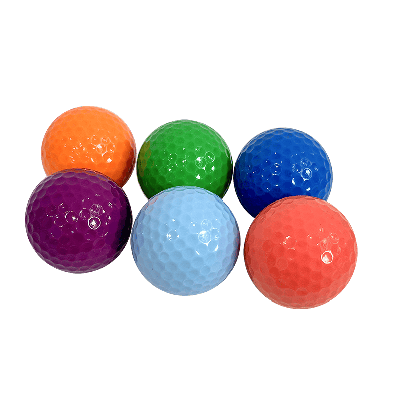 Golfový míček barevného cvičení
